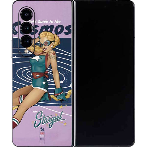 DC Comics Bombshells Stargirl- Field Guide to Cosmos Galaxy Z Fold4 5G Skin
